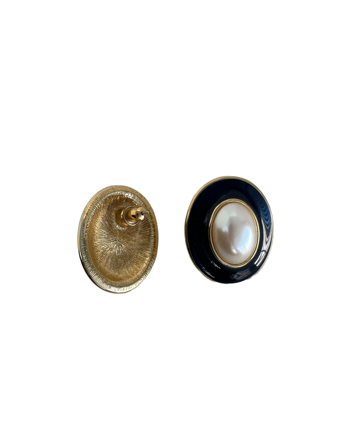 PERLA OSCURA EARRING - OBLONG