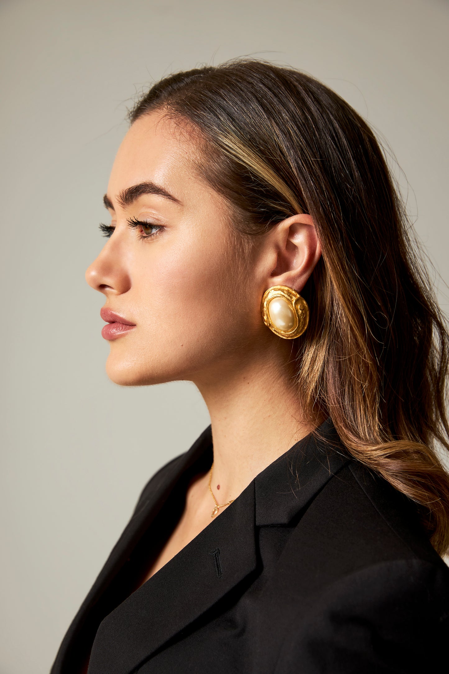ORO - OVERSIZED PERLA EARRING
