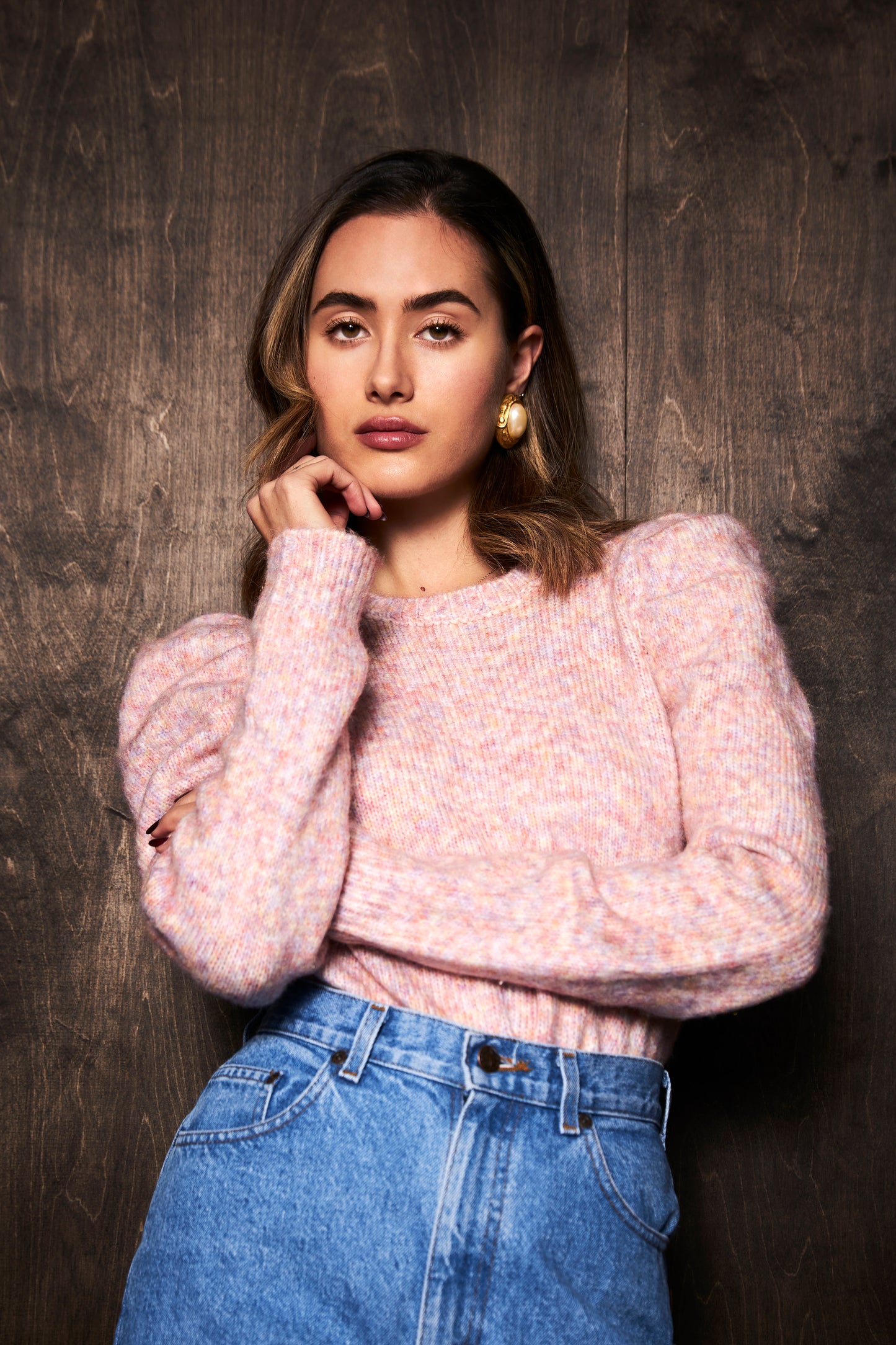 VINTAGE PUFF SHOULDER PULLOVER