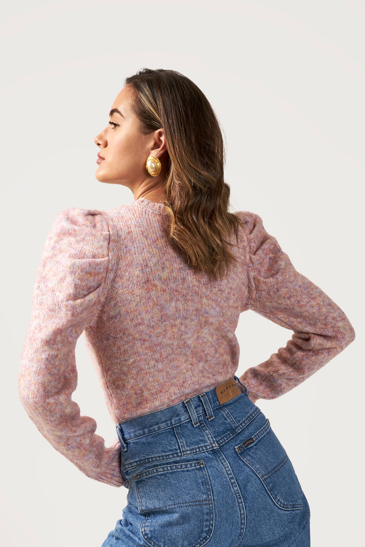 VINTAGE PUFF SHOULDER PULLOVER