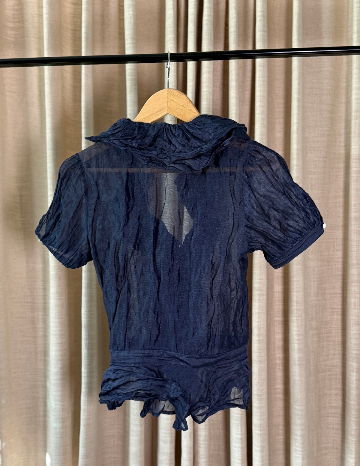 RALPH LAUREN RUGBY RUFFLE BLOUSE