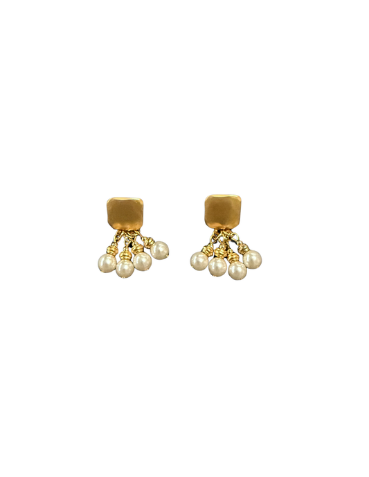 ORO - PERLA DANGLING EARRING