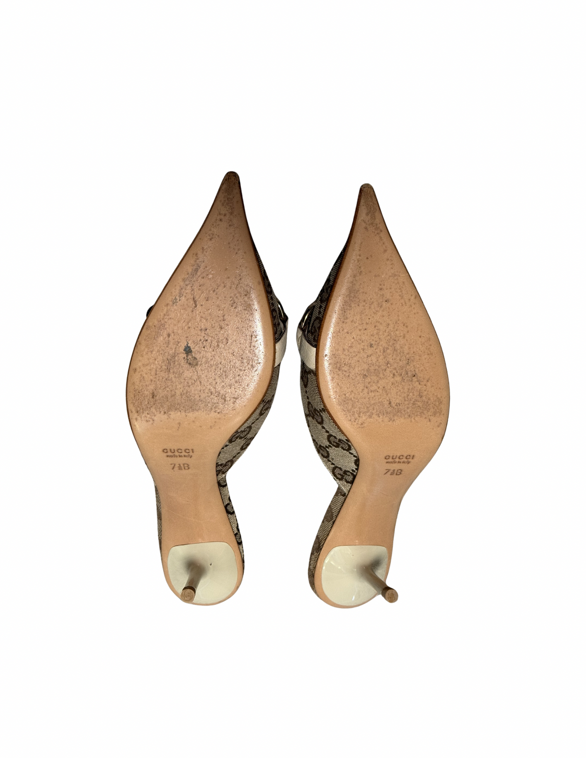 VINTAGE GUCCI MONOGRAM PUMP