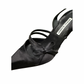 Vintage Manolo Blahnik Satin Pointed-Toe Pump
