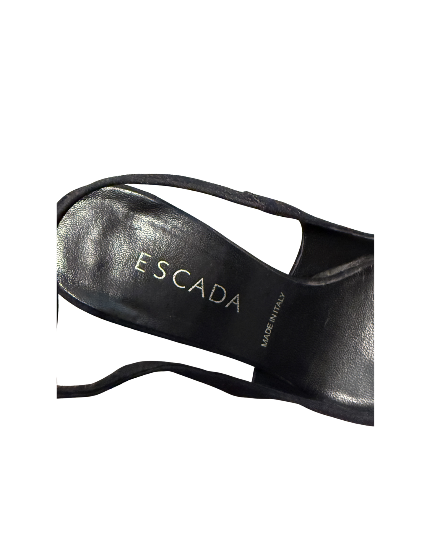 Vintage Escada Striped Slingback Pump