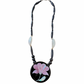 MOTHER OF PEARL NECKLACE - BLACK