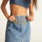 VINTAGE GOLD CHAIN BELT
