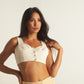 DENIM BRALETTE - OFF WHITE